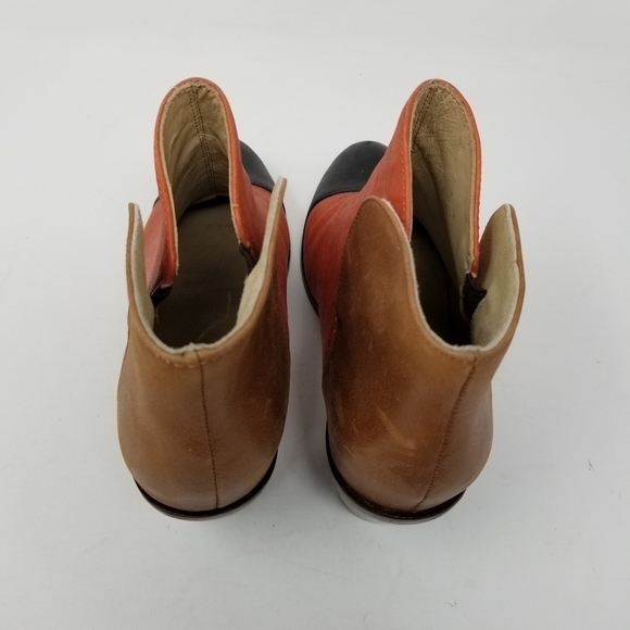 Wolverine by Samantha Pleet Leather Booties Color Blocking Soft Women's Size 6 - Picture 7 of 12